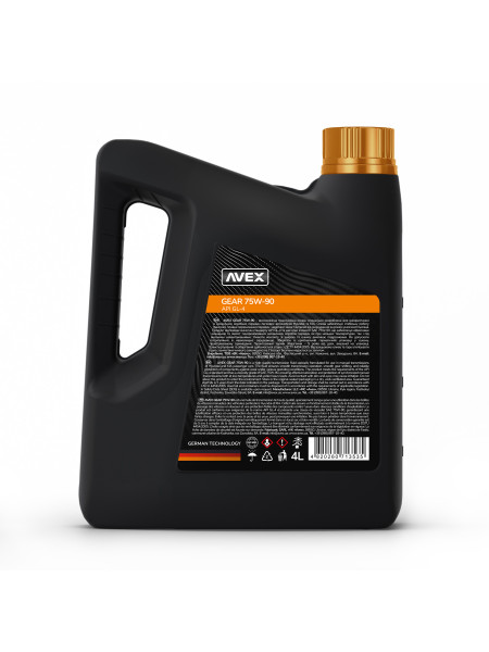 GEAR 75W-90,  API GL-4 трансмісійна олива Авекс